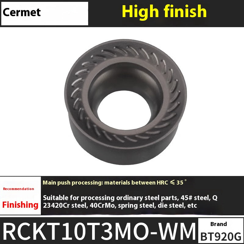 6009 CNC milling inserts RPMW carbide R5 machining center R4 milling machine R6 milling inserts RPMT round cutter grain cutting tools Shandong Denso Pricision Tools Co.,Ltd.